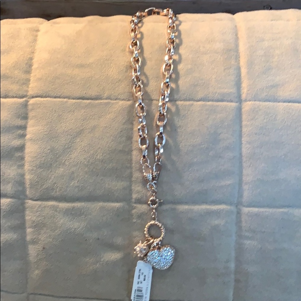 NY&C chain link & pendant necklace